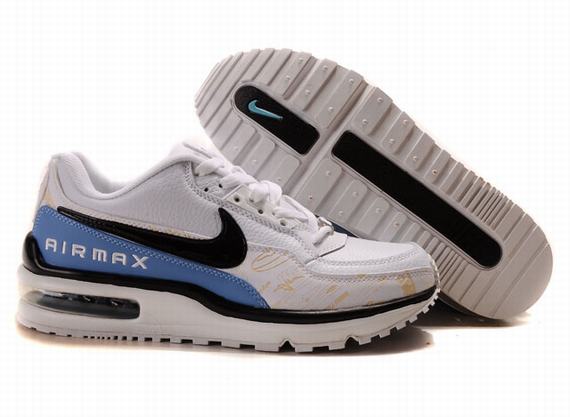 New Men\'S Nike Air Max Ltd Black/ White/Steelblue